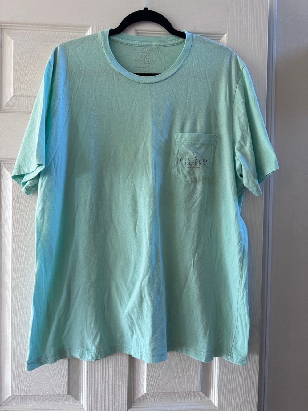 Collared greens Men’s Pocket T-Shirt - Mint Green